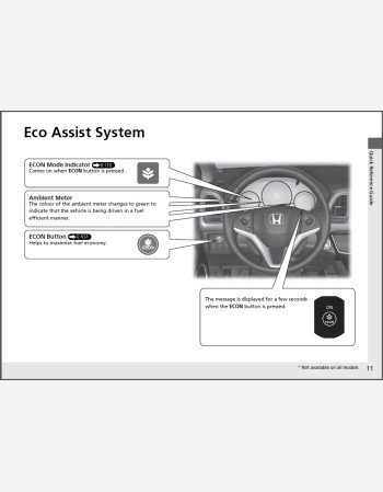 honda hr-v 2020 - 2021 owners manual rhd and lhd